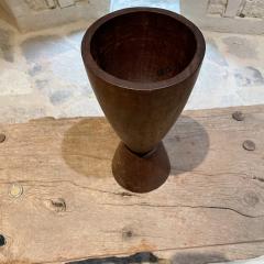 Don Shoemaker Rich Palo Fierro Solid Wood Chalice Cone VASE Style Don Shoemaker Mexico 1970s - 2095916
