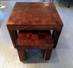 Don Shoemaker Two Rosewood Nesting Tables Don Shoemaker - 63051