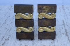 Donald Deskey 1950s Donald Deskey Art Deco Style Andirons - 2777848