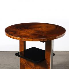Donald Deskey Art Deco Burled Carpathian Elm Occasional Table by Donald Deskey for Widdicomb - 4265751