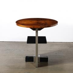 Donald Deskey Art Deco Burled Carpathian Elm Occasional Table by Donald Deskey for Widdicomb - 4265753