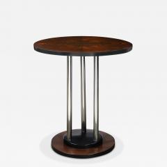 Donald Deskey Art Deco Machine Age Side Table in Book Matched Walnut By Donald Deskey - 4553629
