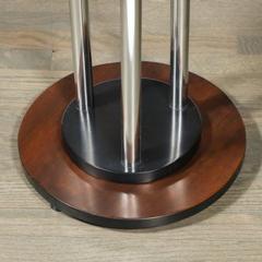 Donald Deskey Art Deco Machine Age Side Tables in Book Matched Walnut By Donald Deskey - 4489893