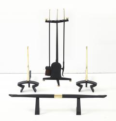 Donald Deskey Donald Deskey For Bennett Complete Fireplace Set - 4348673