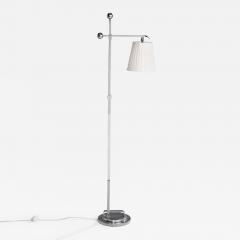 Donald Deskey Floor Lamp with Chrome plated Steel and Fabric USA 1930s - 4771130