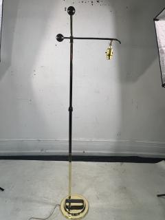 Donald Deskey MODERNIST ART DECO BRASS FLOOR LAMP BY DONALD DESKEY - 3393085
