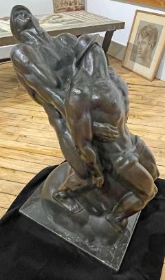 Donald Harcourt De Lue Bronze Pulling a Soldier to Safety by Donald De Lue  - 3977344