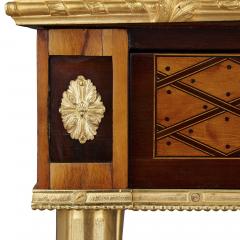 Donald Ross Antique English Victorian marquetry writing desk by Donald Ross - 2201363