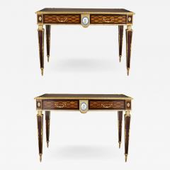Donald Ross Antique English Victorian marquetry writing desk by Donald Ross - 2202740