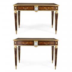 Donald Ross Antique English gilt bronze and marquetry desk by Donald Ross - 2210811