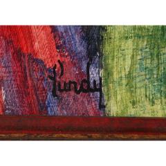 Donald Roy Purdy 1960 s Donald Roy Purdy Modernist Oil Painting - 4463092