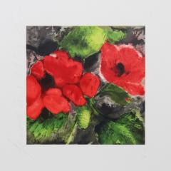 Donald Sultan Red Poppies - 4575170