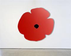 Donald Sultan Red Wall Poppy 2020 - 3551253