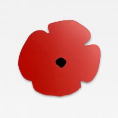 Donald Sultan Red Wall Poppy 2020 - 3553061
