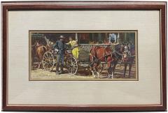 Donald Teague Horse and Cart - 4244762