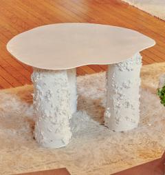 Dora Stanczel Bespoke French Porcelain Three Legged Mona Table - 3995127