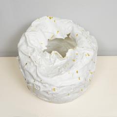 Dora Stanczel French Bespoke Sculptural Vase with Gold by Ceramicist Dora Stanczel - 4093863