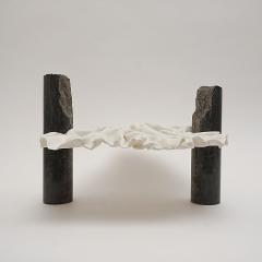 Dora Stanczel OCEANINE porcelain and Eclisseo granite sculpture - 4555611