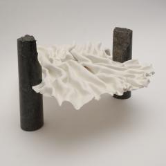 Dora Stanczel OCEANINE porcelain and Eclisseo granite sculpture - 4555711