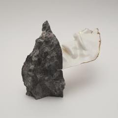 Dora Stanczel PICCOLO IMAGO III porcelain and Eclisseo granite sculpture - 4548361