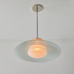 Doria Leuchten 1950s Model 913 3522 55 Glass Metal Ceiling Lamp By Wolfgang T mpel for Doria - 3668548