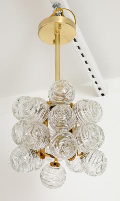 Doria Leuchten 1960s Doria Swirled Glass Ball Light Fixture - 3550314