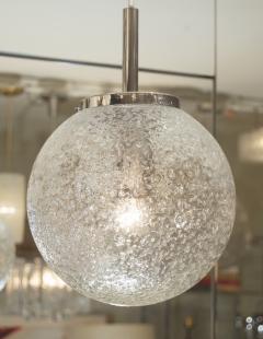 Doria Leuchten Doria Handblown Crater Pattern Glass Pendants - 157935