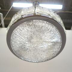 Doria Leuchten Doria Leuchten Mid Century Wave Glass Pendant - 4095282
