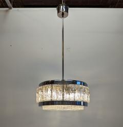 Doria Leuchten Doria Leuchten Mid Century Wave Glass Pendant - 4095284