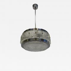 Doria Leuchten Doria Leuchten Mid Century Wave Glass Pendant - 4097569