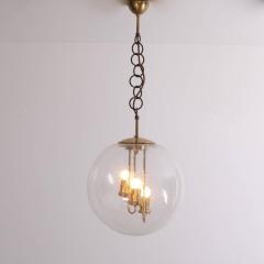 Doria Leuchten Huge Round Brass Sputnik Chandelier or Pendant Lamp by Doria - 547660