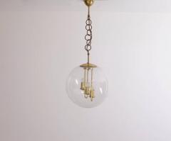 Doria Leuchten Huge Round Brass Sputnik Chandelier or Pendant Lamp by Doria - 547661