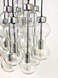 Doria Leuchten Impressive Doria Cascading Hourglass Chandelier Space Age Germany 1960s - 4052616