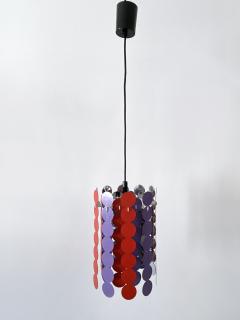Doria Leuchten Lovely Mid Century Modern Pendant Lamp or Hanging Light by Doria 1960 Germany - 4356894