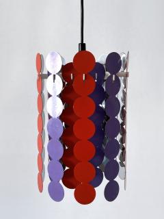 Doria Leuchten Lovely Mid Century Modern Pendant Lamp or Hanging Light by Doria 1960 Germany - 4356899