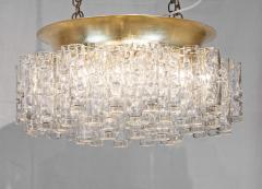 Doria Leuchten Massive Doria Organic Tube Gilt Flushmount Chandelier - 1826782