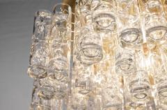 Doria Leuchten Massive Doria Organic Tube Gilt Flushmount Chandelier - 1826788