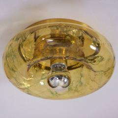 Doria Leuchten Pair of Doria Murano Glass Flush Mounts or Sconces - 1107808