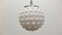 Doria Leuchten Pair of Mid Century Modern Snow Ball Pendant Lights Doria Leuchten - 2272791