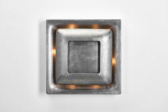 Doria Leuchten Pair of Steel Space Age Wall Lamps by Doria Germany 1960s - 4400419