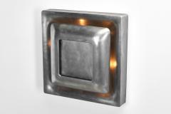 Doria Leuchten Pair of Steel Space Age Wall Lamps by Doria Germany 1960s - 4400420