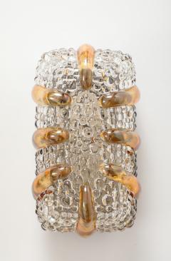 Doria Leuchten Scandinavian Modern Art Glass Sconces - 4037426