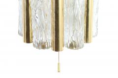 Doria Leuchten Set of Murano Glass and Brass Sconces by Doria Leuchten Germany C 1960s - 3333474