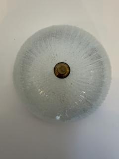 Doria Leuchten Small Doria Snow Ice Murano Glass 1960S Flush Ceiling Lamp Mid Century - 4486708