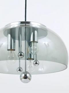 Doria Midcentury Space Age Globe Pendant Lamp Germany 1970s - 4052044