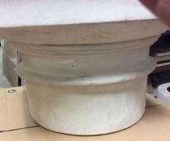 Doric capital in plaster France end of the XIXth century - 915701