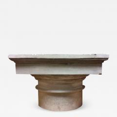 Doric capital in plaster France end of the XIXth century - 917301