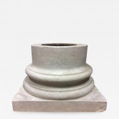 Doric column base in plaster France end of XIXth century - 917298