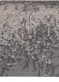 Doris Leslie Blau Collectio Contemporary Abstract Petra Gray Handmade Wool Rug - 3578629