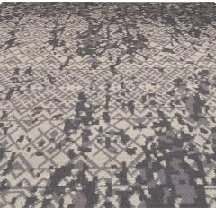Doris Leslie Blau Collectio Contemporary Abstract Petra Gray Handmade Wool Rug - 3578630